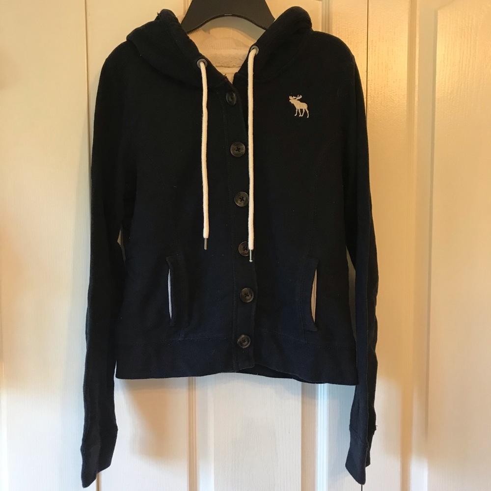 Abercrombie And Fitch Sherpa Lined Sweatshirt - image 1